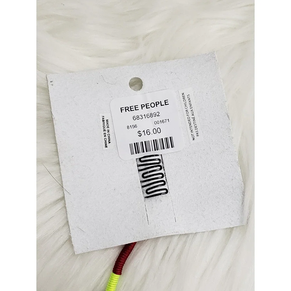 NEW Free People Hair Braid In Extension Accessory COLORFUL RAINBOW BOHO FESTIVAL